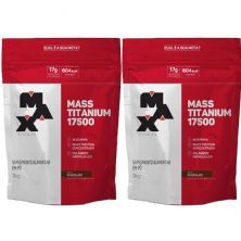 Kit 2X Mass Titanium 17500 - 3000g Refil Chocolate - Max Titanium