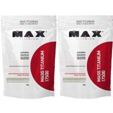 Kit 2X Mass Titanium 17500 - 3000g Refil Coco - Max Titanium