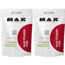 Kit 2X Mass Titanium 17500 - 3000g Refil Torta de Lim�o - Max Titanium