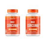 Kit 2X Max Curcuma 95% Curcuminoides - 60 C�psulas - Bigens