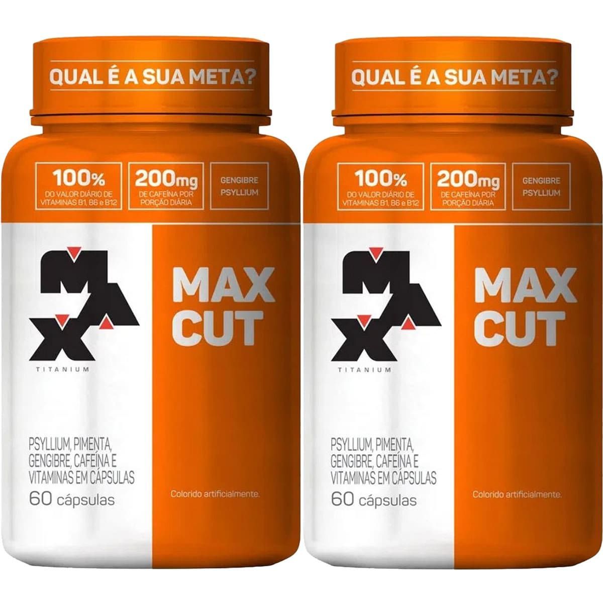 Kit 2X Max Cut - 60 C�psulas - Max Titanium