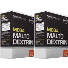 Kit 2X Mega Maltodextrin - 1 Kg Laranja - Probi�tica