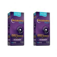 Kit 2X Melatonina Fast -  120 Comprimidos Sublinguais - Equaliv
