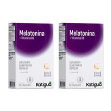Kit 2X Melatonina Moonlight - 60 C�psulas - Katigu�