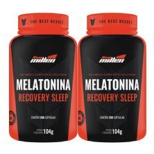 Kit 2X Melatonina Recovery  Sleep - 200 C�psulas - New Millen