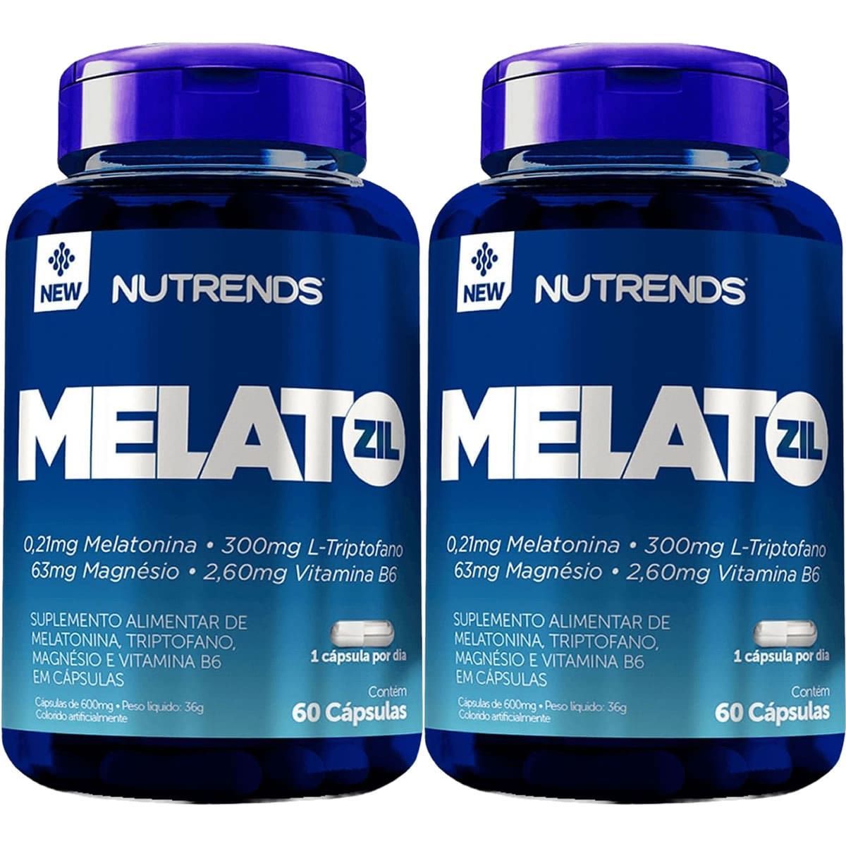 Kit 2X Melatozil - 60 C�psulas - Nutrends