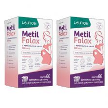 Kit 2X Metil Folax - 60 Comprimidos - Lauton Nutrition