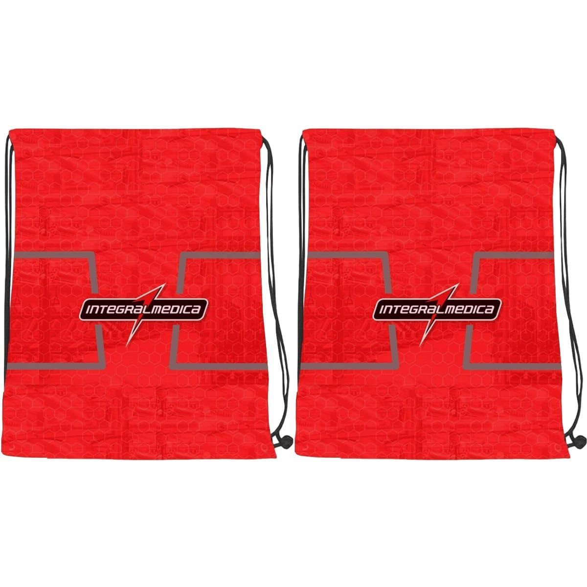 Kit 2X Mochila Saco Vermelha - IntegralM�dica
