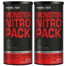 Kit 2X Monster Nitro Pack - 44 Packs - Probi�tica