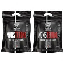 Kit 2X Monsterone Darkness - 3000g Refil Baunilha - IntegralMedica