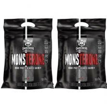Kit 2X Monsterone Darkness - 3000g Refil Morango - IntegralM�dica
