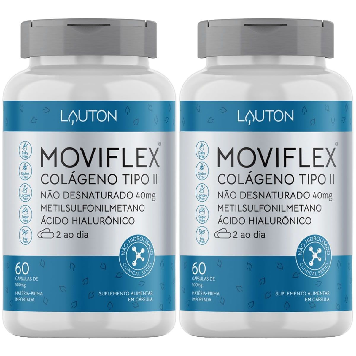 Kit 2X Moviflex Col�geno Tipo II- 60 C�psulas - Lauton Nutrition
