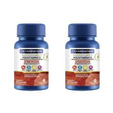 Kit 2X Multi Polivitaminico Energia - 60 C�psulas - Catarinense Nutri��o