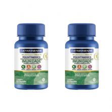Kit 2X Multi Polivitaminico Imunidade - 60 C�psulas - Catarinense Nutri��o