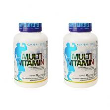 Kit 2X Multi Vitamin - 90 Tabletes - Canibal