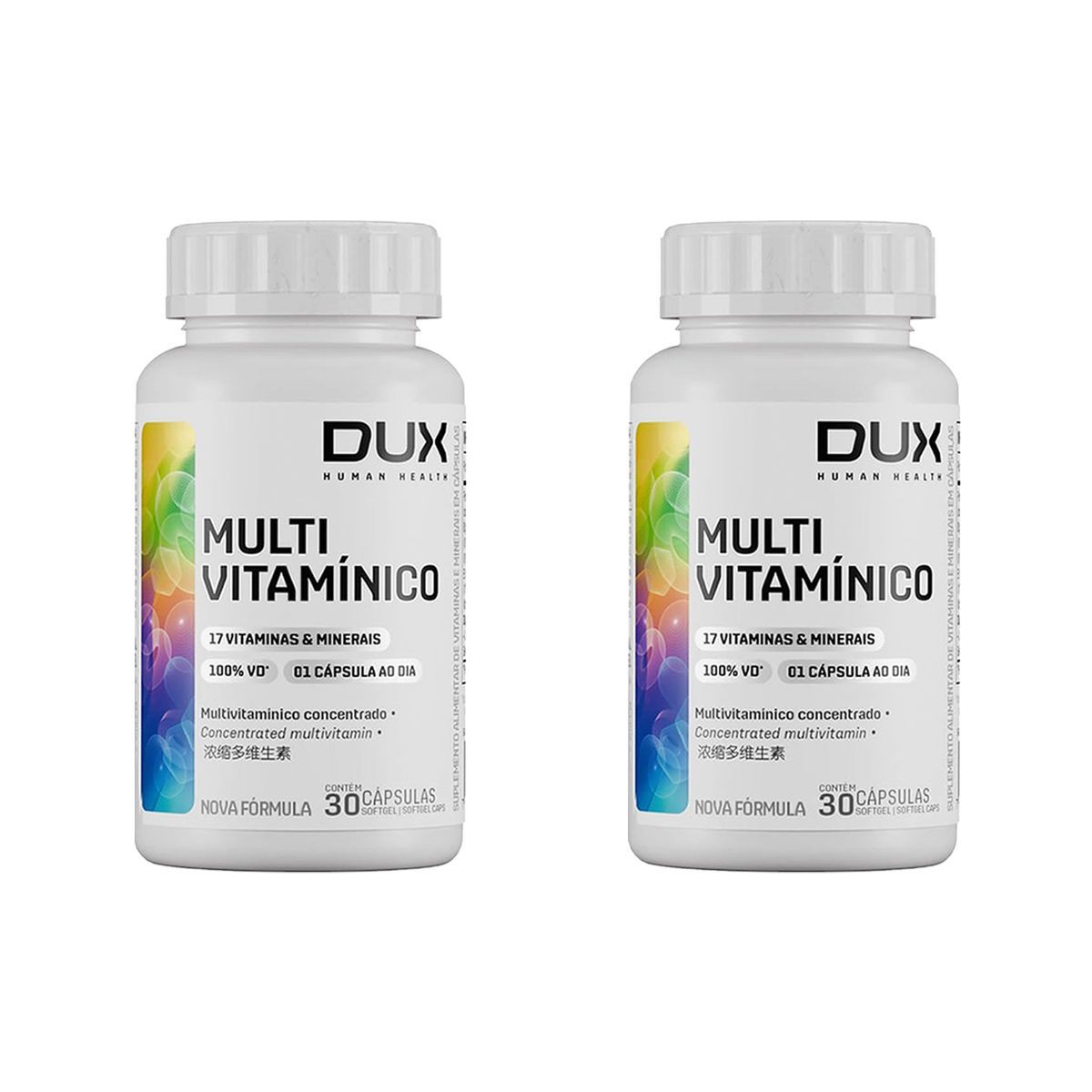 Kit 2X Multivitam�nico Esportivo - 30 C�psulas Softgel - Dux Nutrition