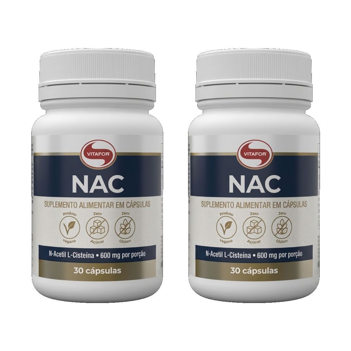 Kit 2X NAC - 30 C�psulas - Vitafor