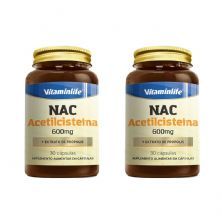 Kit 2X NAC Acetilciste�na + Pr�polis - 30 C�psulas - VitaminLife