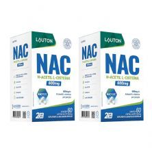 Kit 2X NAC N-Acetil L-Ciste�na - 60 C�psulas - Lauton Nutrition