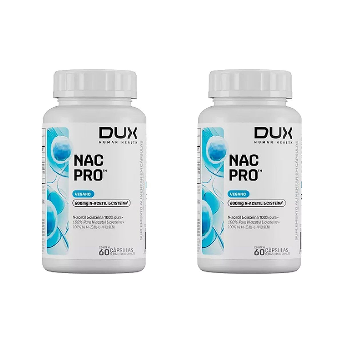 Kit 2X Nac Pro - 60 C�psulas - Dux Nutrition