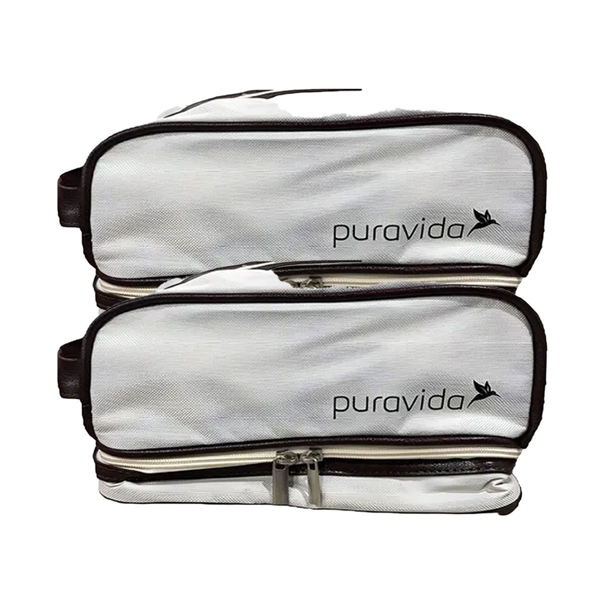 Kit 2X Necessaire  Off White - Pura Vida