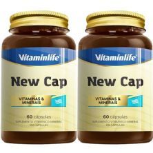 Kit 2X New Cap Hair - 60 Comprimidos - VitaminLife