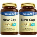Kit 2X New Cap Hair - 60 Comprimidos - VitaminLife