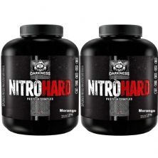 Kit 2X Nitro Hard Protein Complex - 1800g Morango - Integralm�dica