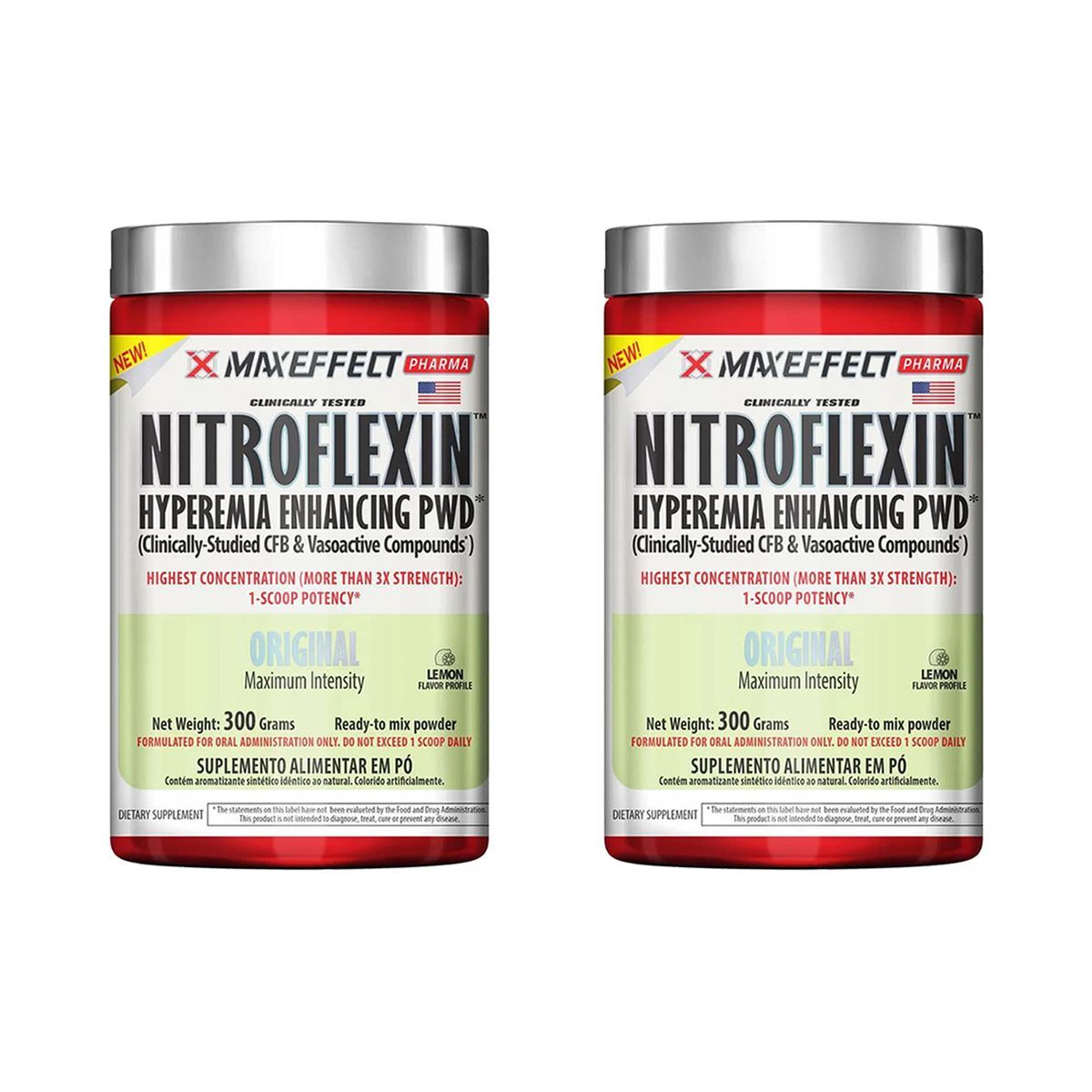 Kit 2X Nitroflexin - 300g Lemon - Arnold Nutrition
