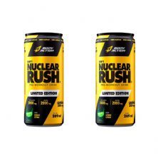 Kit 2X Nuclear Rush Pre Workout Drink - 269ml Atomic Citrus - BodyAction