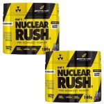 Kit 2X Nuclear Rush Pre Workout Powder - 100g Uva - BodyAction