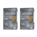 Kit 2X Nuova Cabelos E Unhas - 60 C�psulas - Catarinense Nutri��o