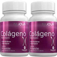Kit 2X Nuova Col�geno Hidrolisado - 60 C�psulas - Catarinense Nutri��o