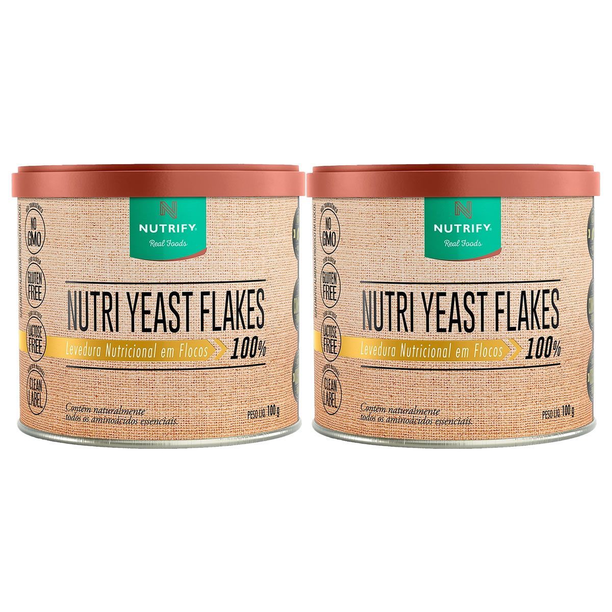 Kit 2X Nutri Yeast Flakes - 100g - Nutrify