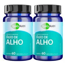 Kit 2X �leo de Alho - 60 C�psulas - QualyNutri