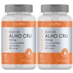 Kit 2X �leo de Alho Cru - 60 C�psulas - Lauton Nutrition
