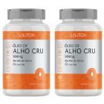 Kit 2X �leo de Alho Cru - 60 C�psulas - Lauton Nutrition