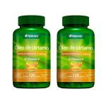 Kit 2X �leo de C�rtamo com Vitamina E -  120 C�psulas - Herbamed
