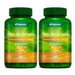 Kit 2X Oleo de Cartamo com Vitamina E - 60 C�psulas - Herbamed