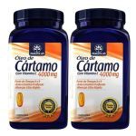 Kit 2X �leo de C�rtamo + Vitamina E 4000mg - 120 C�psulas - Naturelab