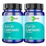 Kit 2X �leo de C�rtamo + Vitamina E - 60 C�psulas - QualyNutri