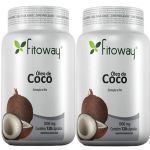 Kit 2X Oleo de C�co 1g - 120 C�psulas - Fitoway