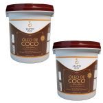 Kit 2X �leo de Coco Extra Virgem de Pel�cula - 3200ml - Santo �leo
