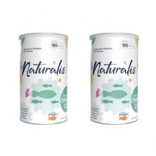 Kit 2X �leo de Peixe �mega 3 - 180 C�psulas - Naturalis