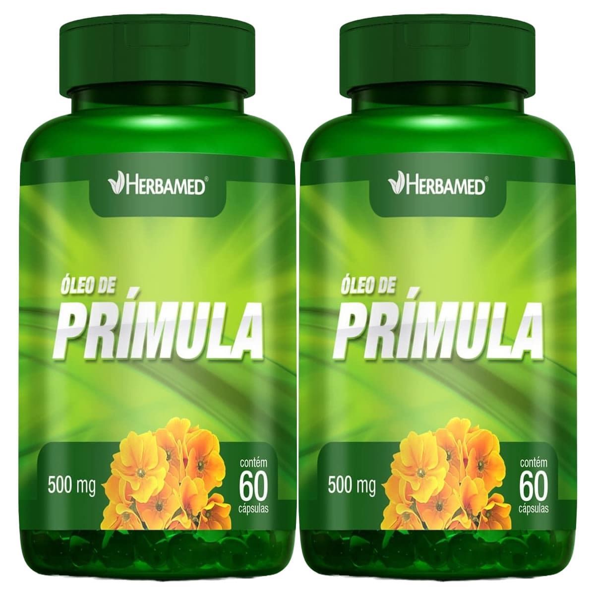 Kit 2X �leo de Pr�mula - 60 C�psulas - Herbamed