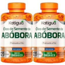 Kit 2X �leo de Semente de Ab�bora - 120 c�psulas - Katigu�