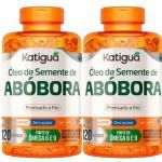 Kit 2X �leo de Semente de Ab�bora - 120 c�psulas - Katigu�