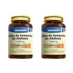 Kit 2X �leo de Semente de Ab�bora - 60 Softgels - VitaminLife