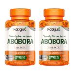 Kit 2X �leo de Semente de Ab�bora + Vitamina D3 & E - 60 c�psulas - Katigu�