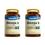 Kit 2X �mega 3 1000mg - 90 C�psulas - VitaminLife